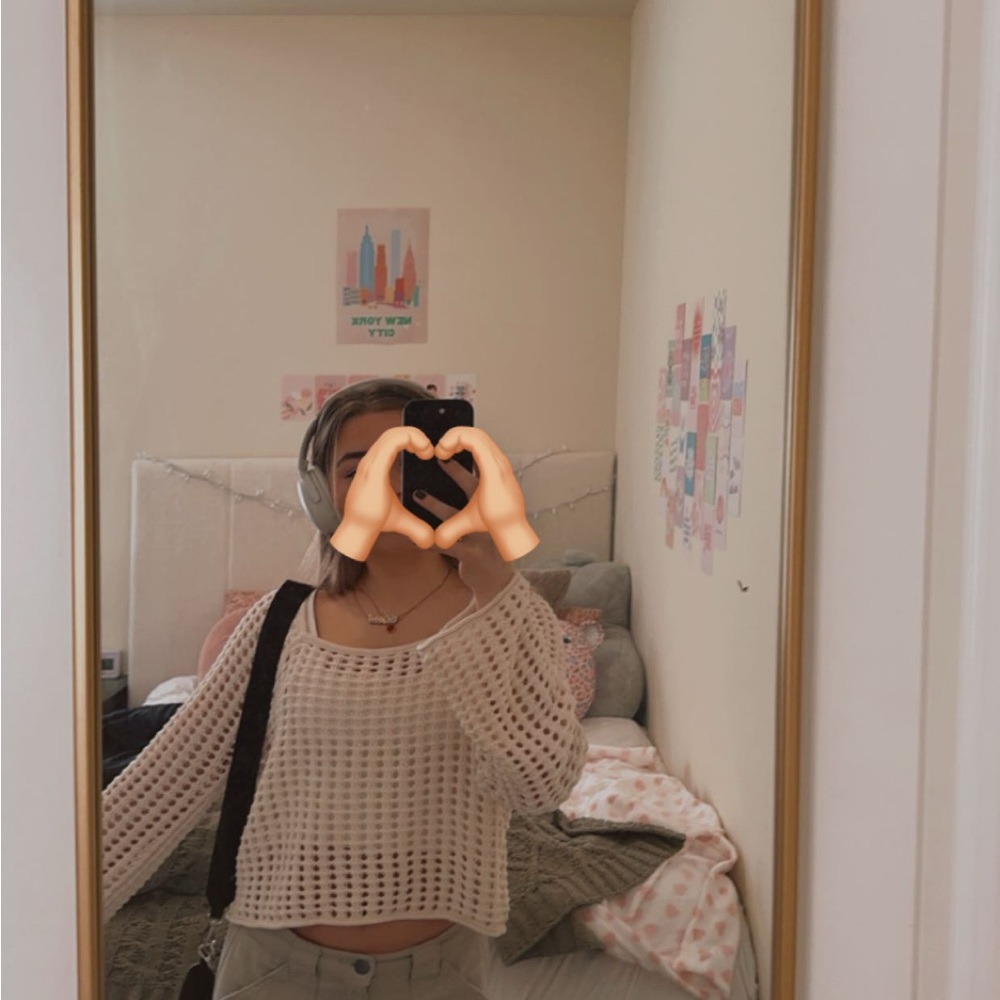 Wild Fable Cream Knit Women's Sweater